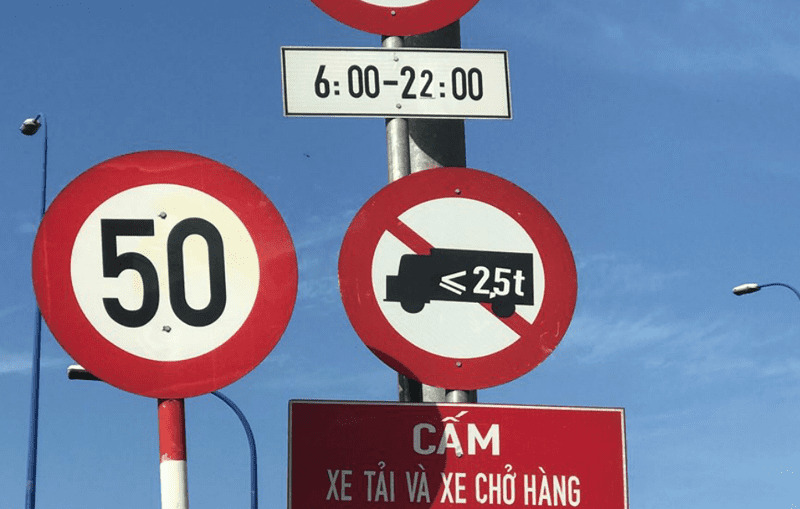 Các đường cấm ô tô ở TPHCM đối với xe tải