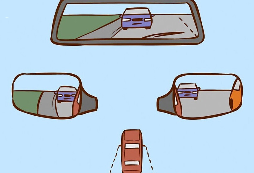 Làm sao để quan sát không bị điểm mù phía sau khi lùi xe ô tô?