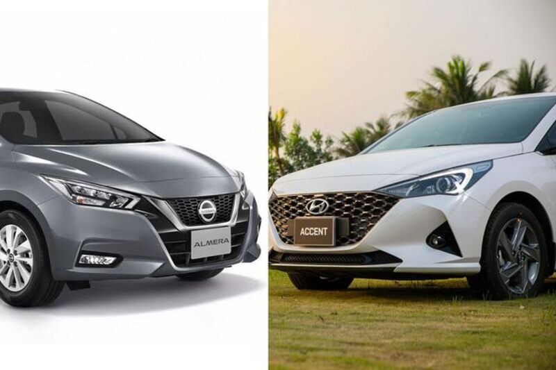 So sánh Nissan Almera và Accent chi tiết 