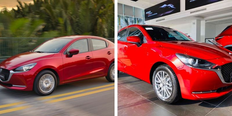 Tìm hiểu ​trang bị ngoại thất tiêu chuẩn của 7 phiên bản Mazda 2