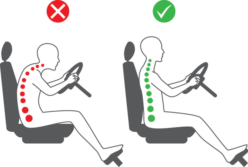 cách đạp chân ga xe ô tô cần ngồi đúng tư thế
