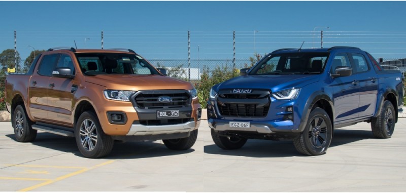 ​Isuzu Dmax và Ford Ranger có mức giá tương đương nhau