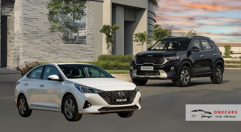 ​Hyundai Accent có mức giá cao hơn so với Kia Sonet  