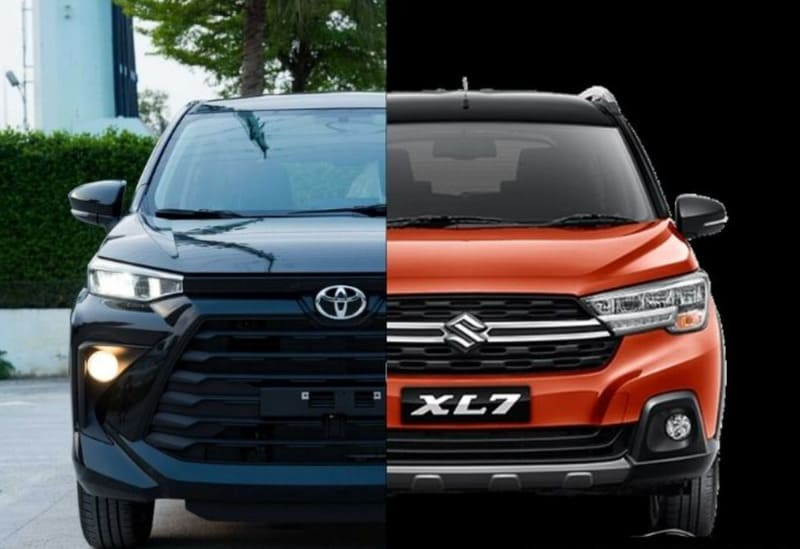 ​So sánh đầu xe của Avanza và XL7