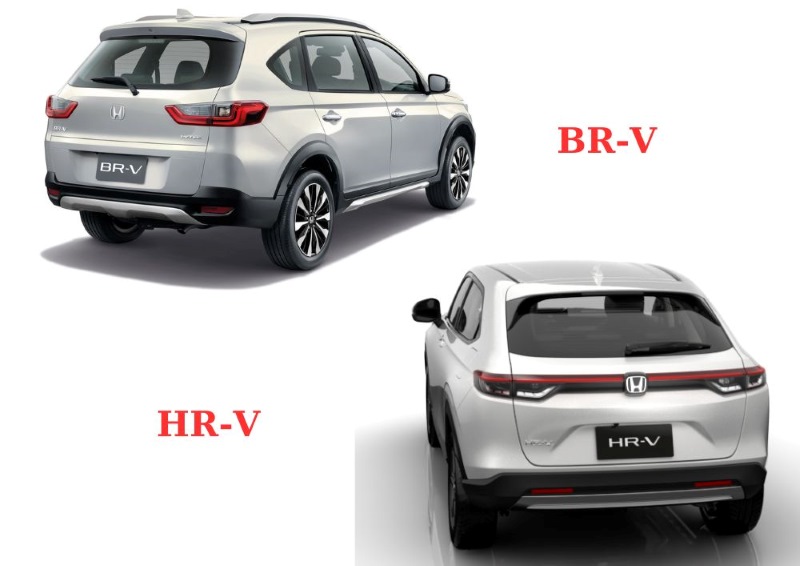 ​So sánh đuôi xe HR-V và BR-V
