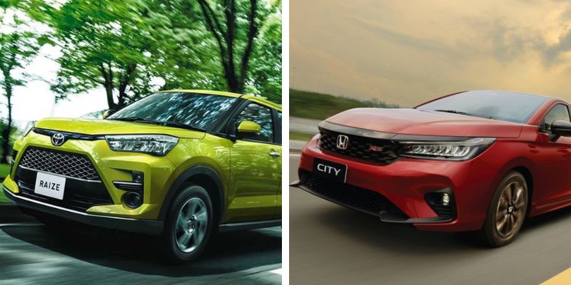 Hai mẫu xe Toyota Raize và Honda City đều được trang bị nhiều tính năng an toàn