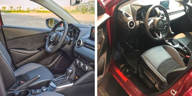 ​So sánh về trang bị tiện nghi của các phiên bản dòng xe Mazda 2