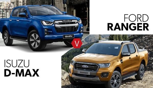 So sánh Isuzu Dmax và Ford Ranger: Thông số, thiết kế, tiện ích